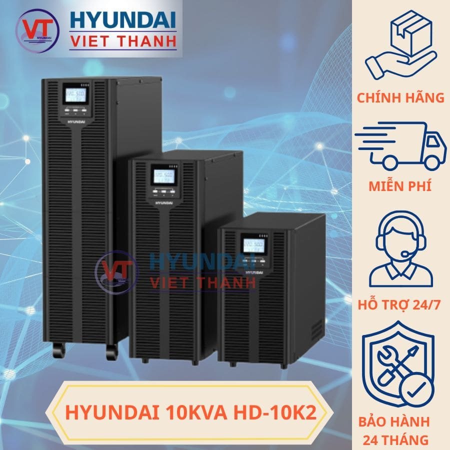 Bộ lưu điện Hyundai 10KVA HD10K2