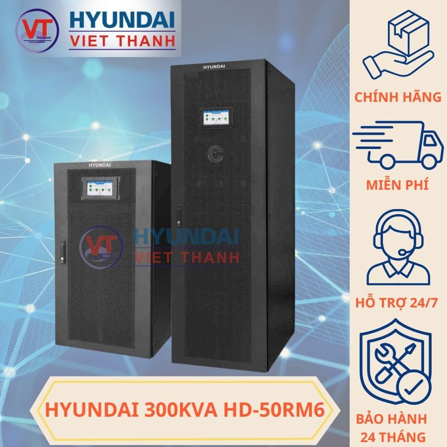Bộ lưu điện Hyundai 300KVA HD50RM6