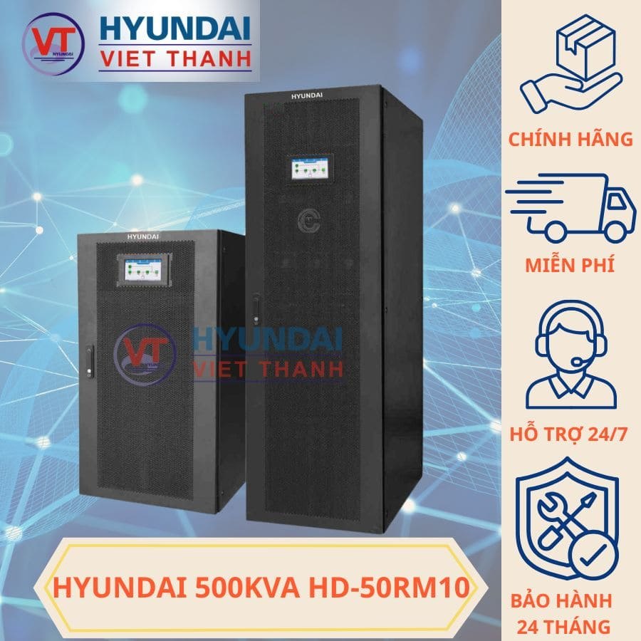 Bộ lưu điện Hyundai 500KVA HD50RM10